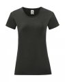 Dames T-shirt Iconic Fruit of the Loom 61-432-0 Light Graphite